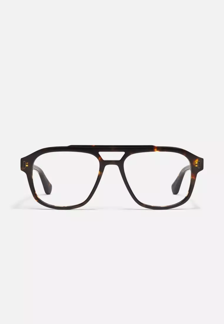 QUAY Spin Off Optical Eyeglasses - Dark Tort