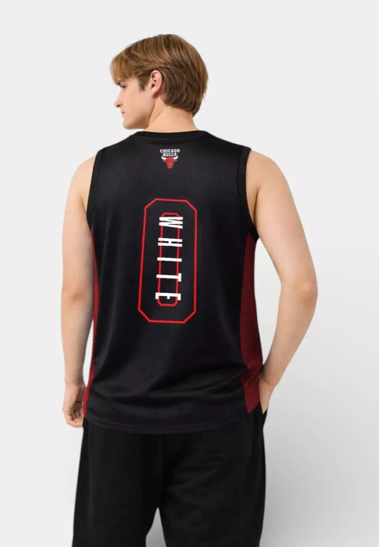 #0 Coby White Chicago Bulls Tank Top For Men Basketball Jersey for Men Box Out Collection [N6Q1]