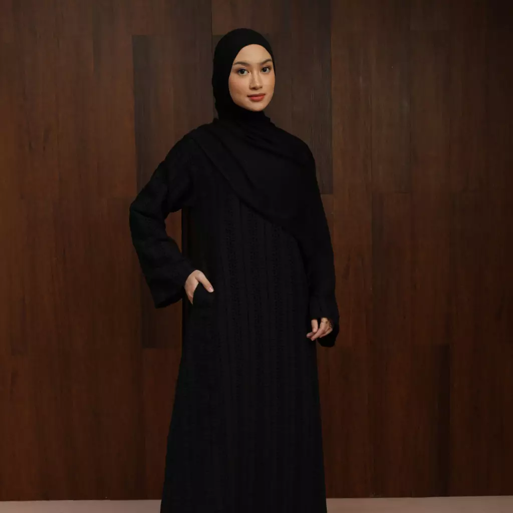 Shani Abaya Dress Series Black