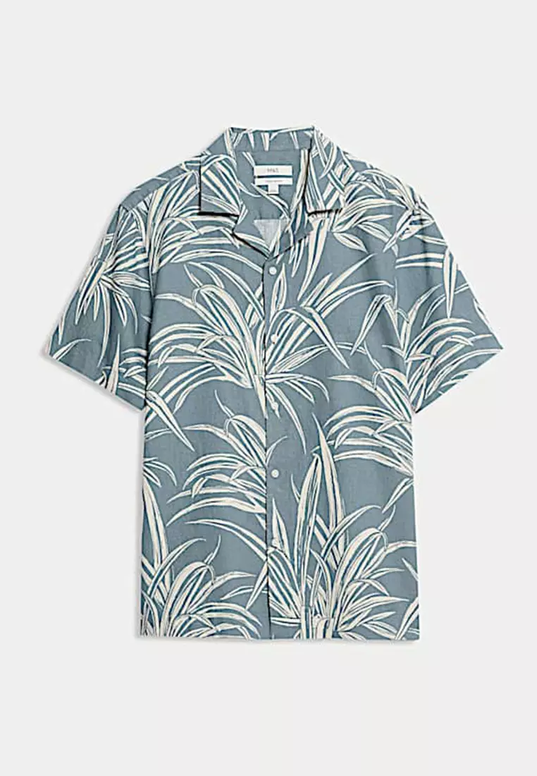 Linen Rich Hawaiian Shirt