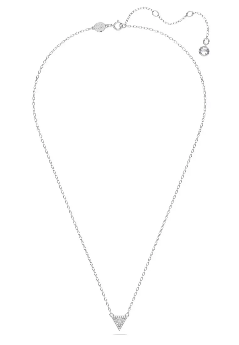 Buy Swarovski Ortyx Necklace Triangle Cut White Rhodium Plated