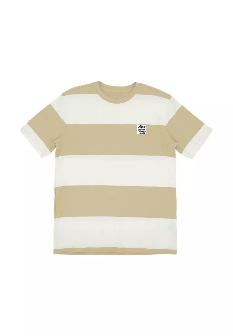 Men's Graphic Stripes T-Shirt "Sydney Opera House"