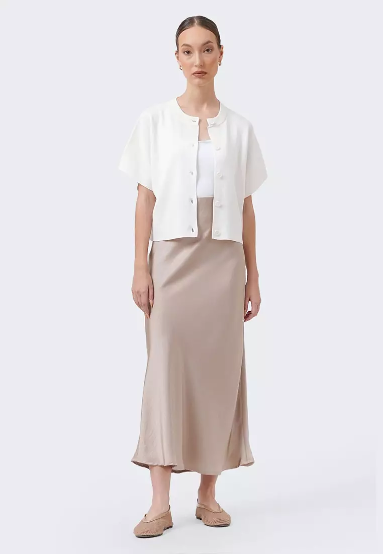 Women's Button Up Dolman Sleeve Knit Shirt