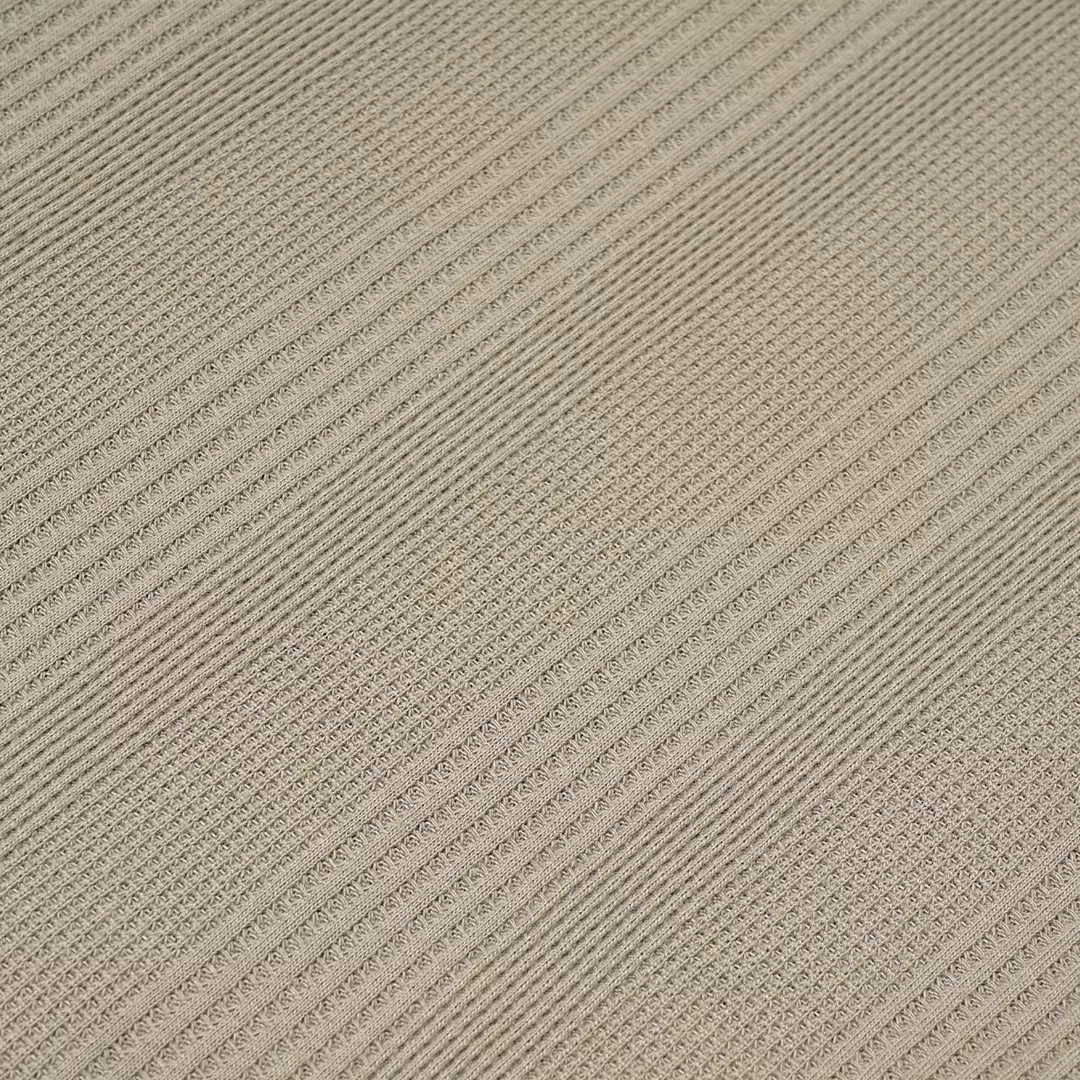 Vertical Waffle Texture Short Sleeve Shirt Olive