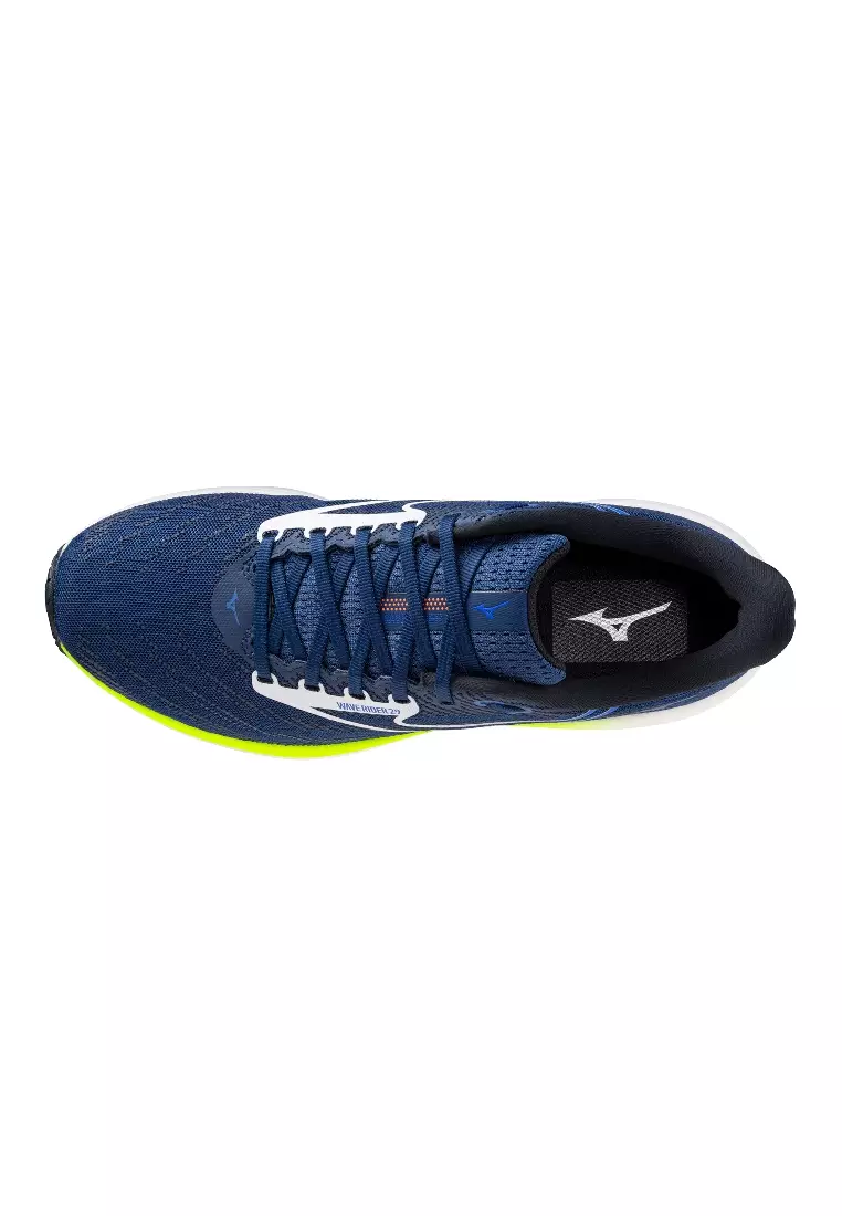 Wave Rider 29 Men's Running Shoe Estate Blue/White/Lightning Yellow