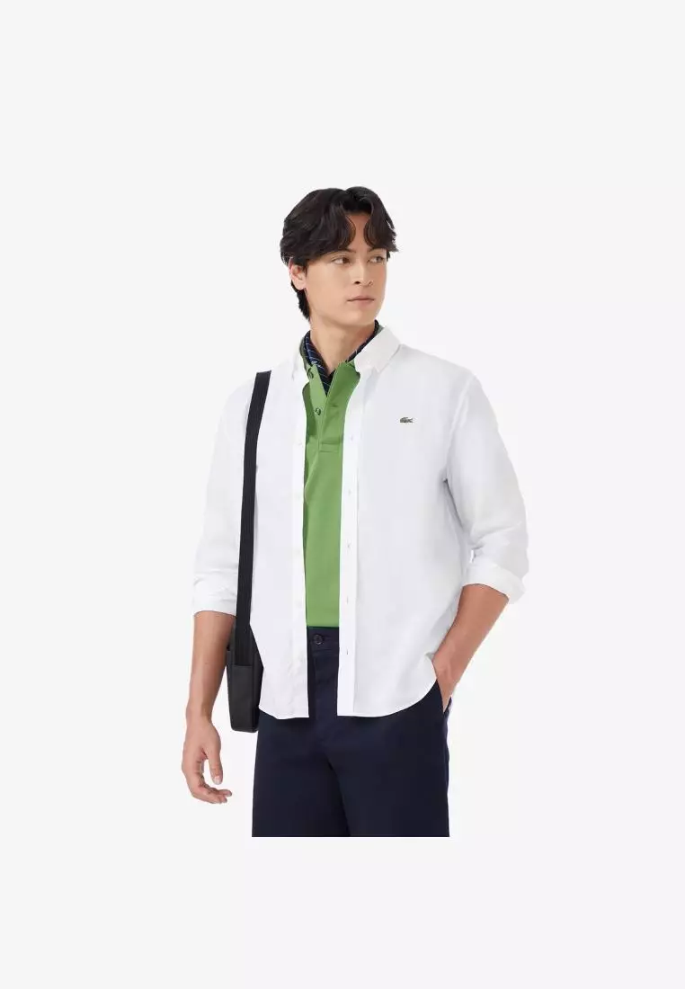 Regular Fit Stretch Poplin Shirt