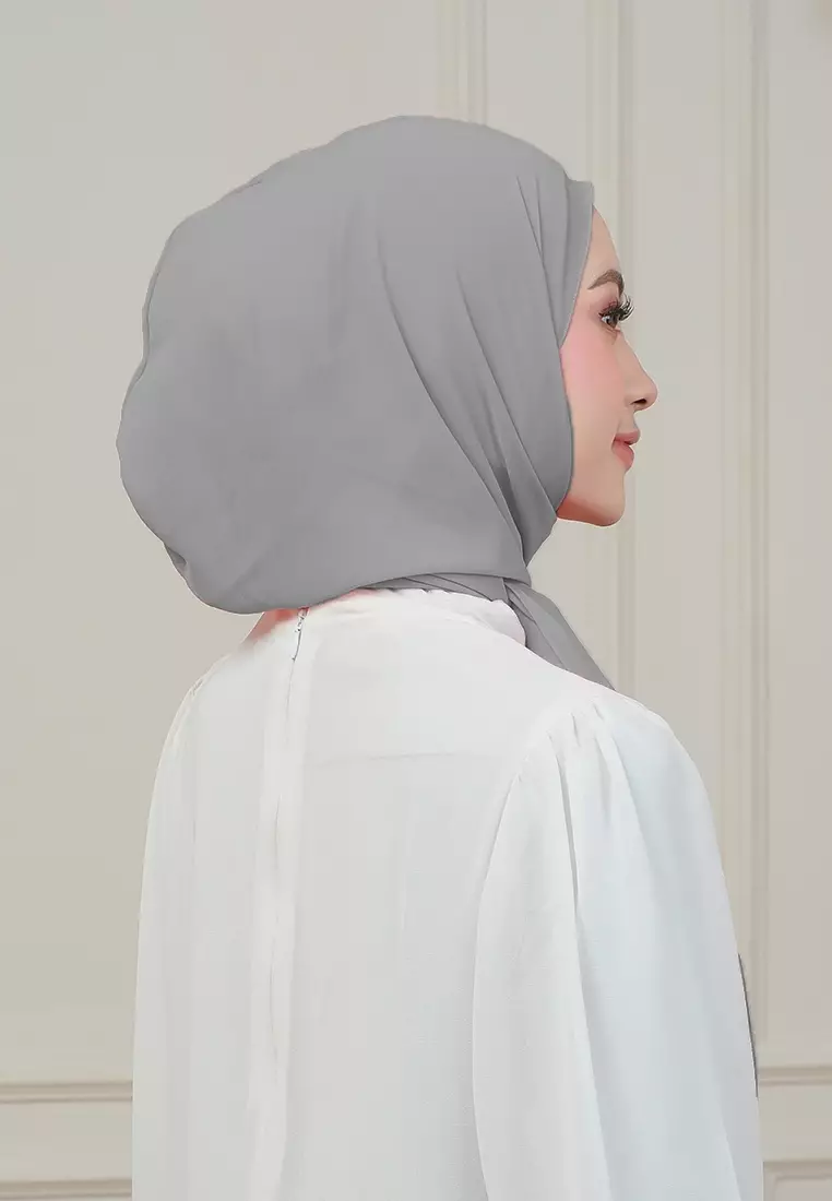 HIJAB INSTAN MAGNET SYIFA - MONKEY GREY