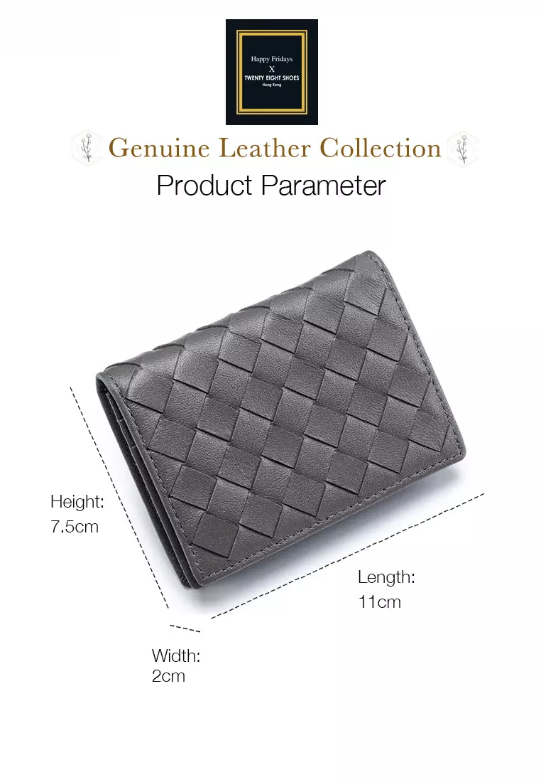 Weave Sheepskin Card Holder Purse JW AN-8822