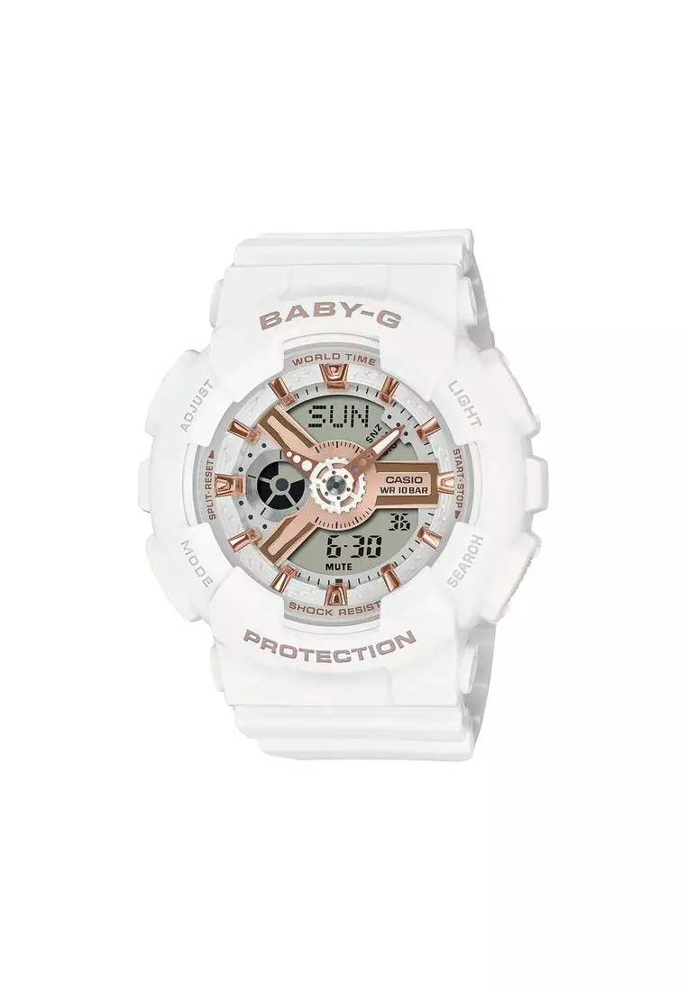 Baby g clearance white rose gold