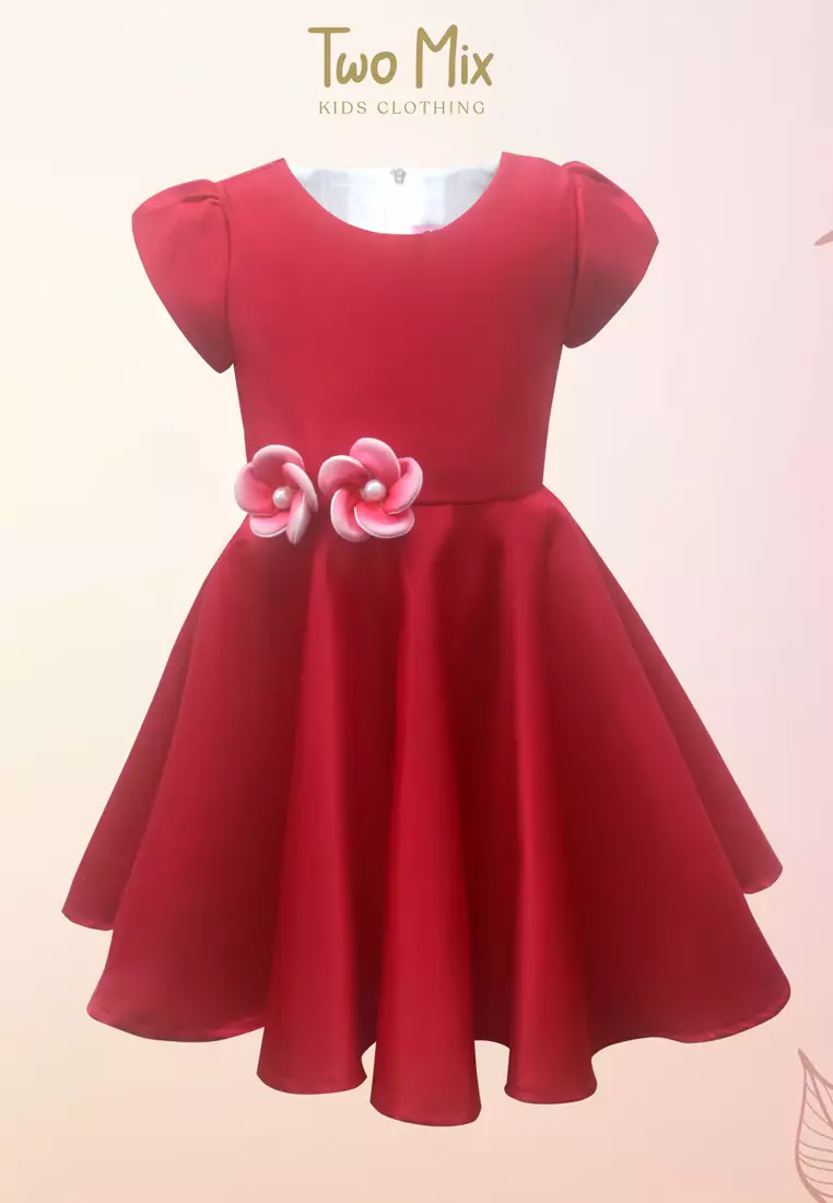 Two Mix - Dress Anak Natal Perempuan - Baju Anak Natal Perempuan 1-12 Tahun 4334