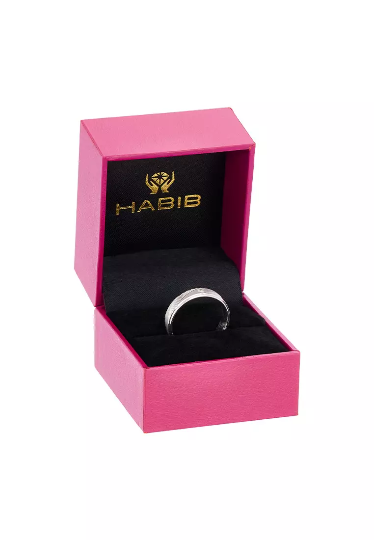 HABIB Diamond Ring in 750/18K White Gold A0318