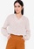 ZALIA BASICS white Ballon Sleeve Blouse D3C86AA36FDF78GS_1