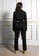 Public Desire black Amber Gill Waist Strap Slim Trousers D4B9CAA9C9794DGS_2