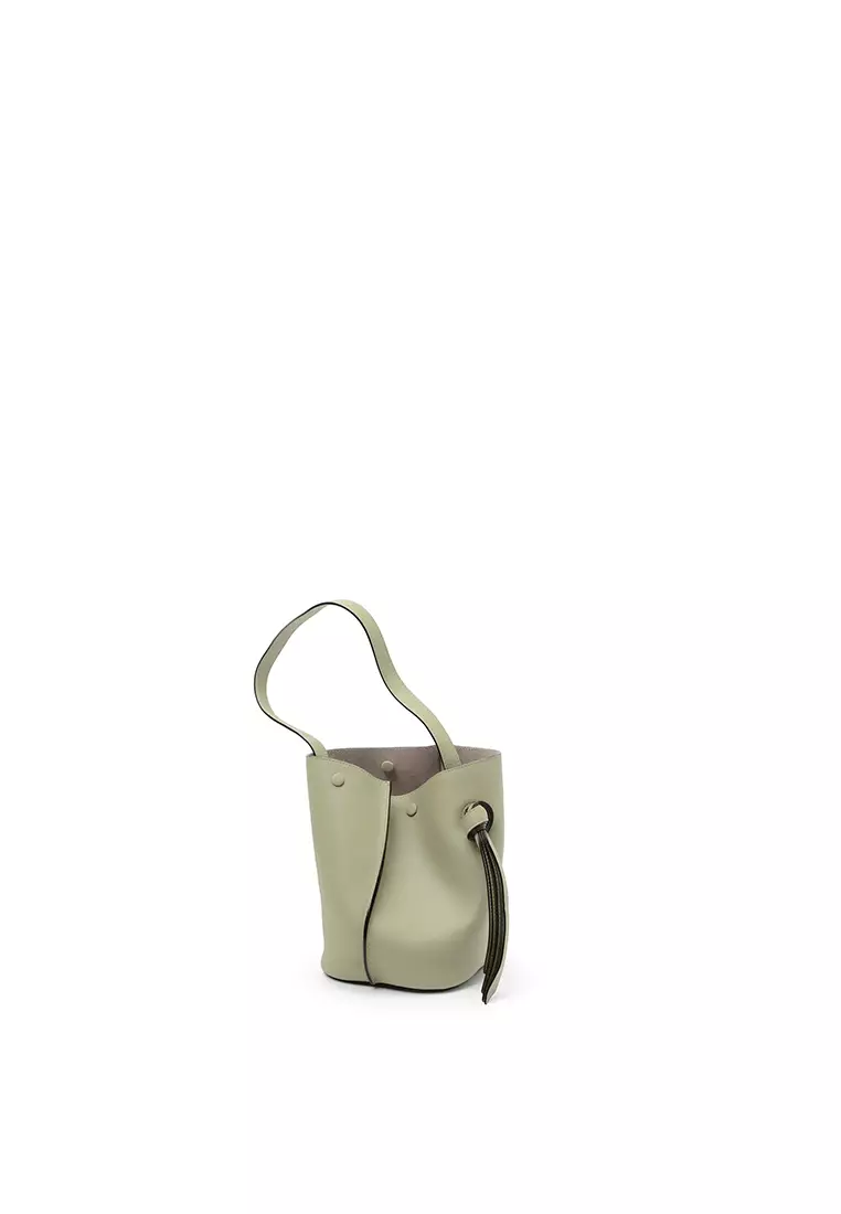 ORUKAMI Knot Bucket Bag Small - Matcha