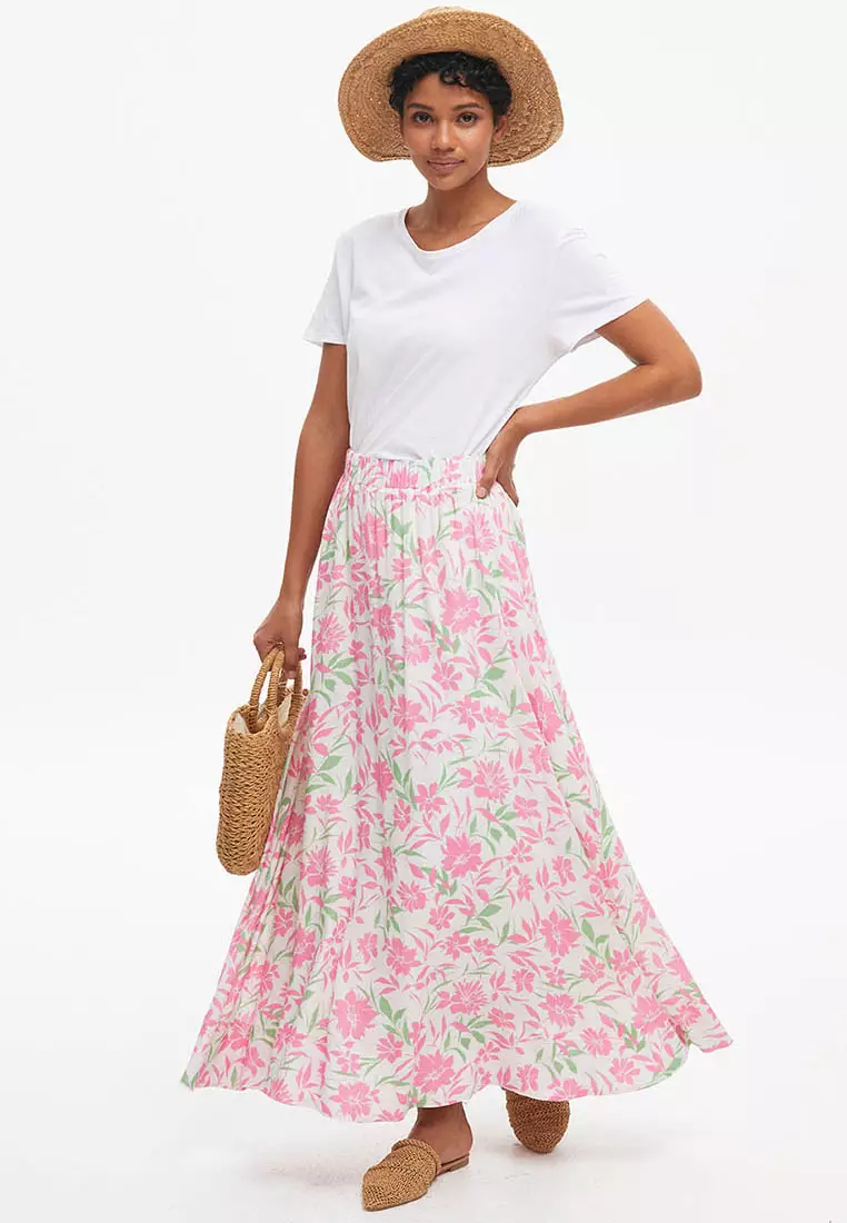 Pink 2024 skirt flowy