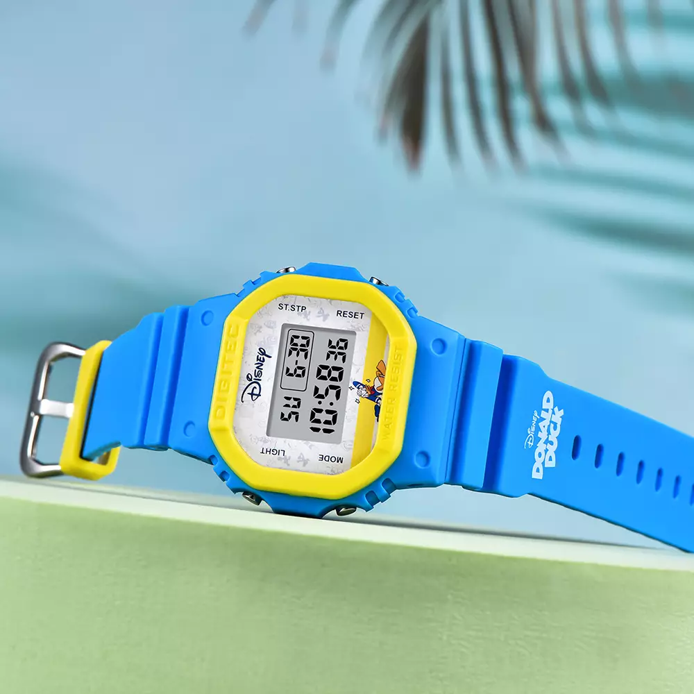 Digitec Jam Tangan Pria - Blue Yellow- Resin - MDG-6100T-DD-BLY-1W