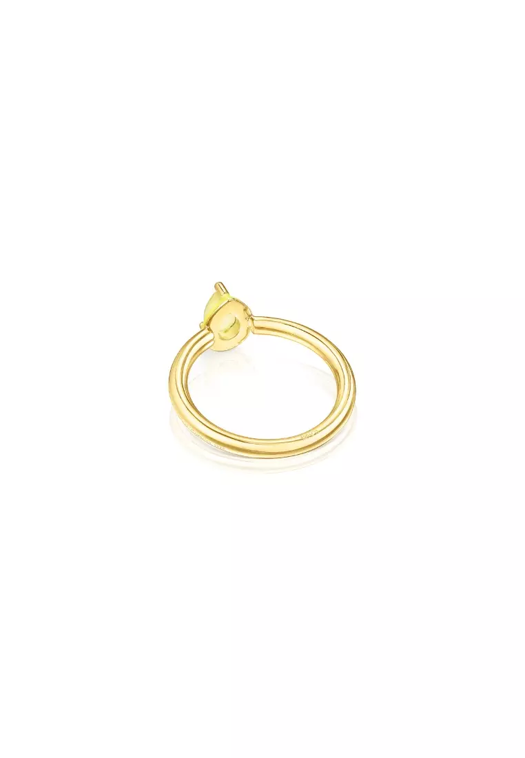 Buy TOUS TOUS Vibrant Colors Ring with Chalcedony and Enamel in Yellow,  Silver Vermeil 2024 Online | ZALORA Singapore