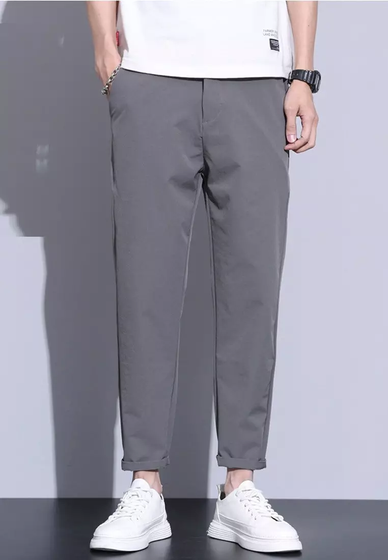 Elasticated Waist Ankle Pants
