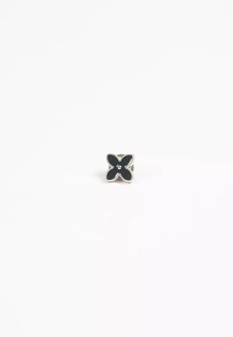 Houseofcuff lapel pin brooch bros untuk jas TUSUK HITAM A15
