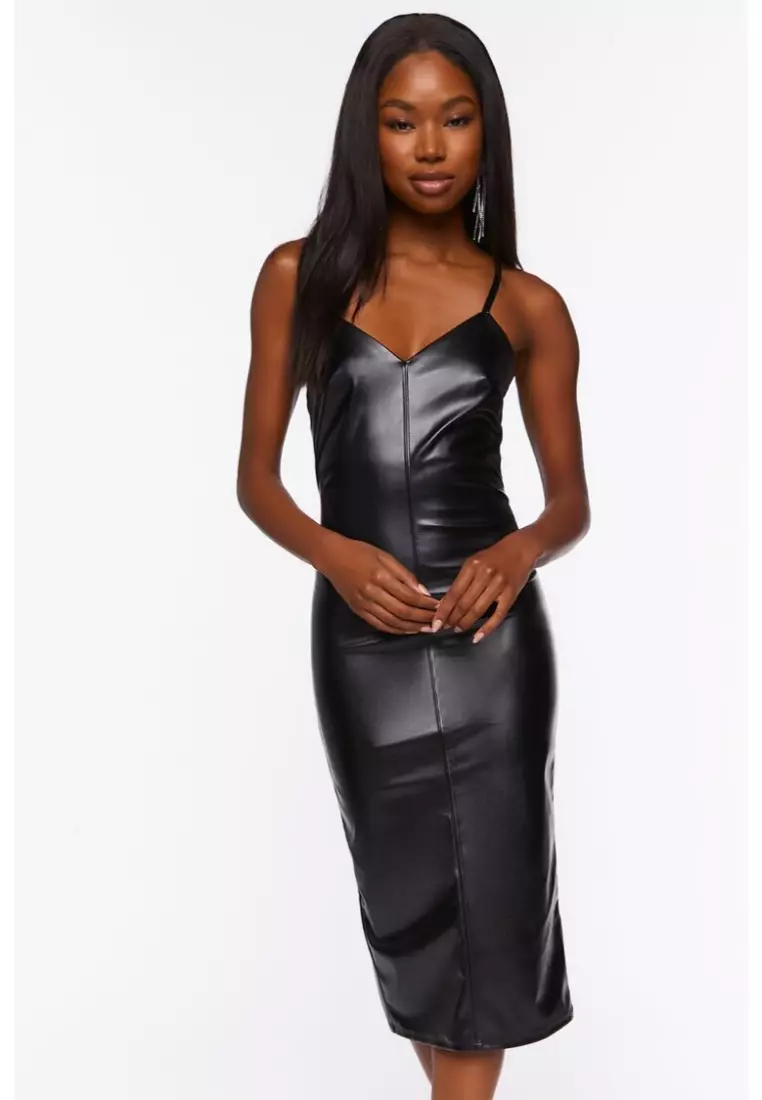 Buy FOREVER 21 Faux Leather Bodycon Dress 2024 Online | ZALORA Philippines