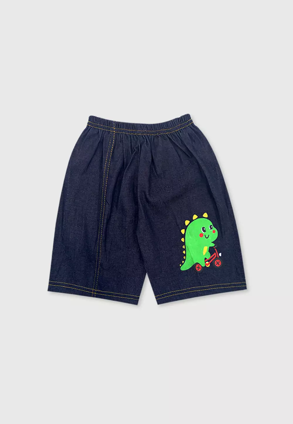Wakakids Baju Bayi Anak Laki Laki Usia 12 Bulan Hingga 18 Bulan Setelan Celana Jeans Motif Little Dino 2319 Navy
