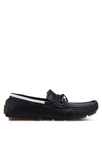 UniqTee 黑色 Penny Loafers with Lace A1806SHAFDD86EGS_1