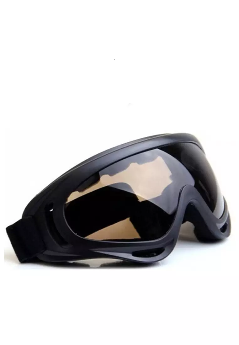 Ells Kacamata Goggles Ski UV400 Tough Design Lens Material  Polycarbonate ORIGINAL - Brown