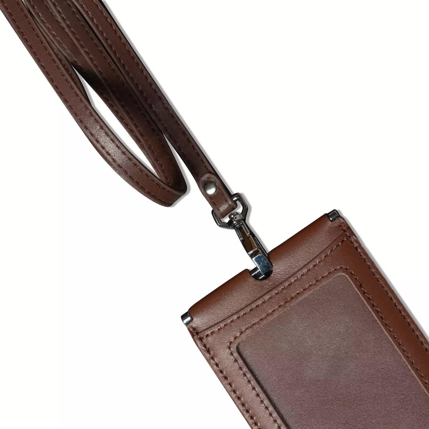 Athena Brown Dual Lanyard