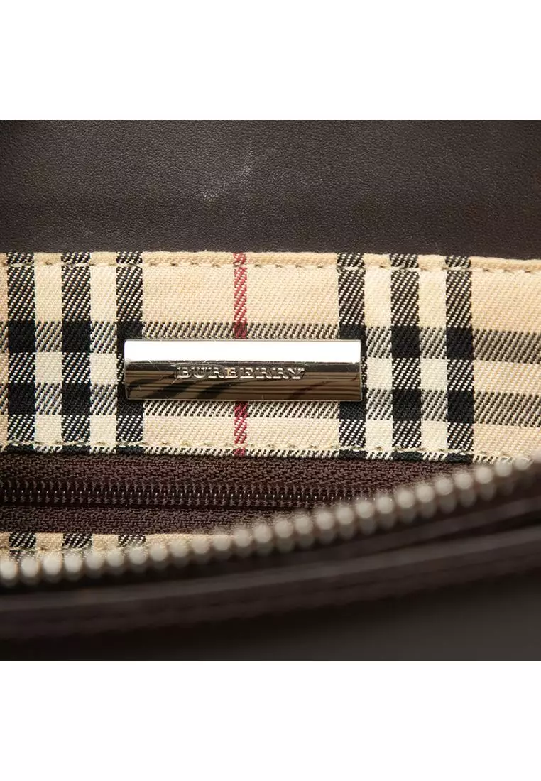 Pre-Loved Burberry Leather Tote