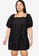 MISSGUIDED black Plus Size Smock Dress B7FBEAA04A74B0GS_1