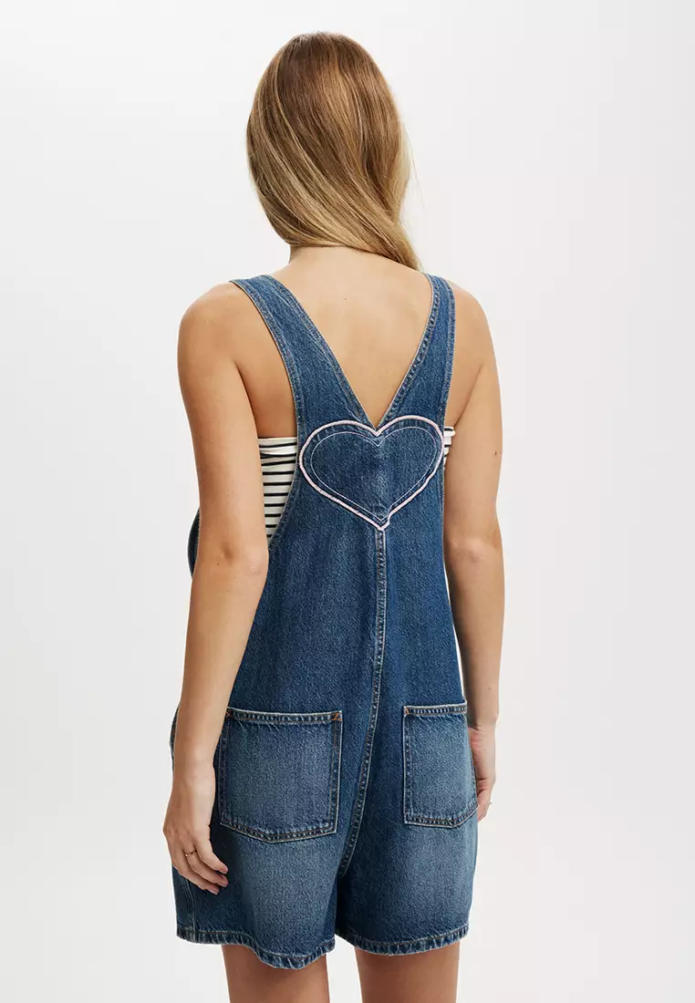 Short Denim Overall