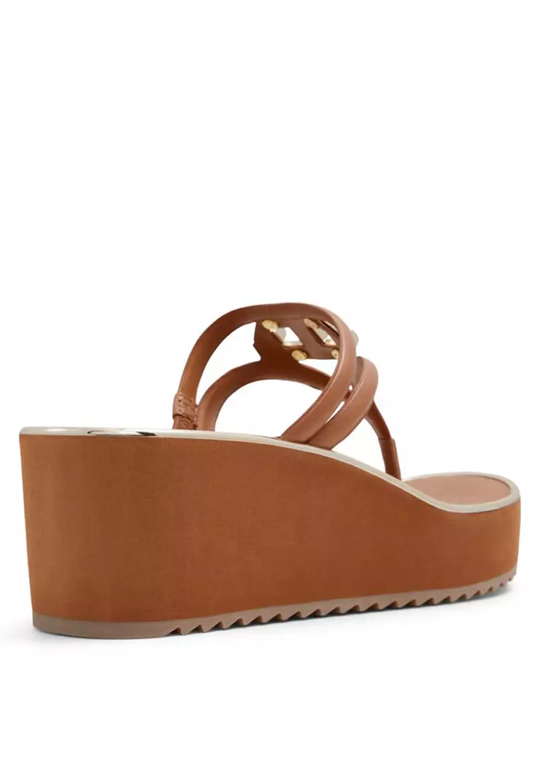 Albobrenna T-Strap Wedge Sandals