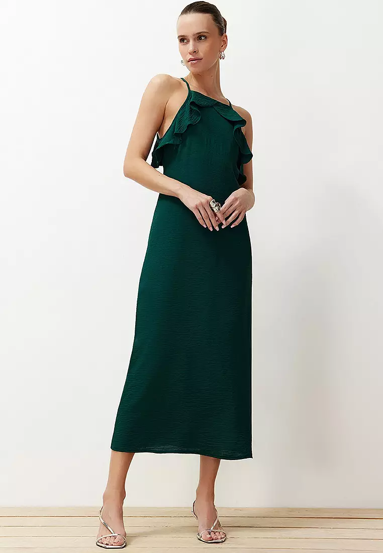 Zalora green dress hotsell