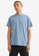 H&M blue Regular Fit Round-Neck T-Shirt 78621AA96F6557GS_1