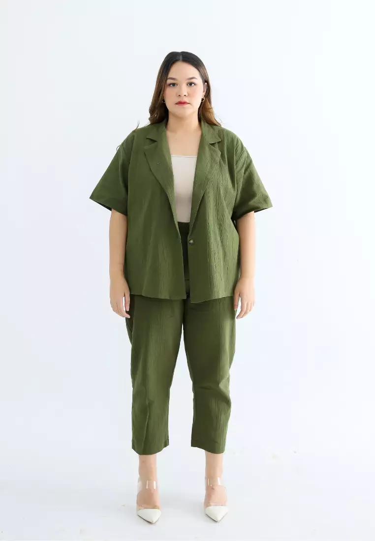 Plus Size Pants Lorraine Army