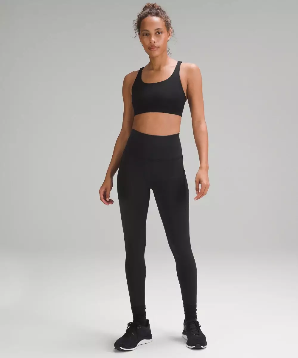 Jual Lululemon lululemon Energy Bra Medium Support, B–D Cups - Black ...