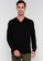 ck Calvin Klein black Antibacterial Merino Wool High V Top 9F756AAA20177CGS_1