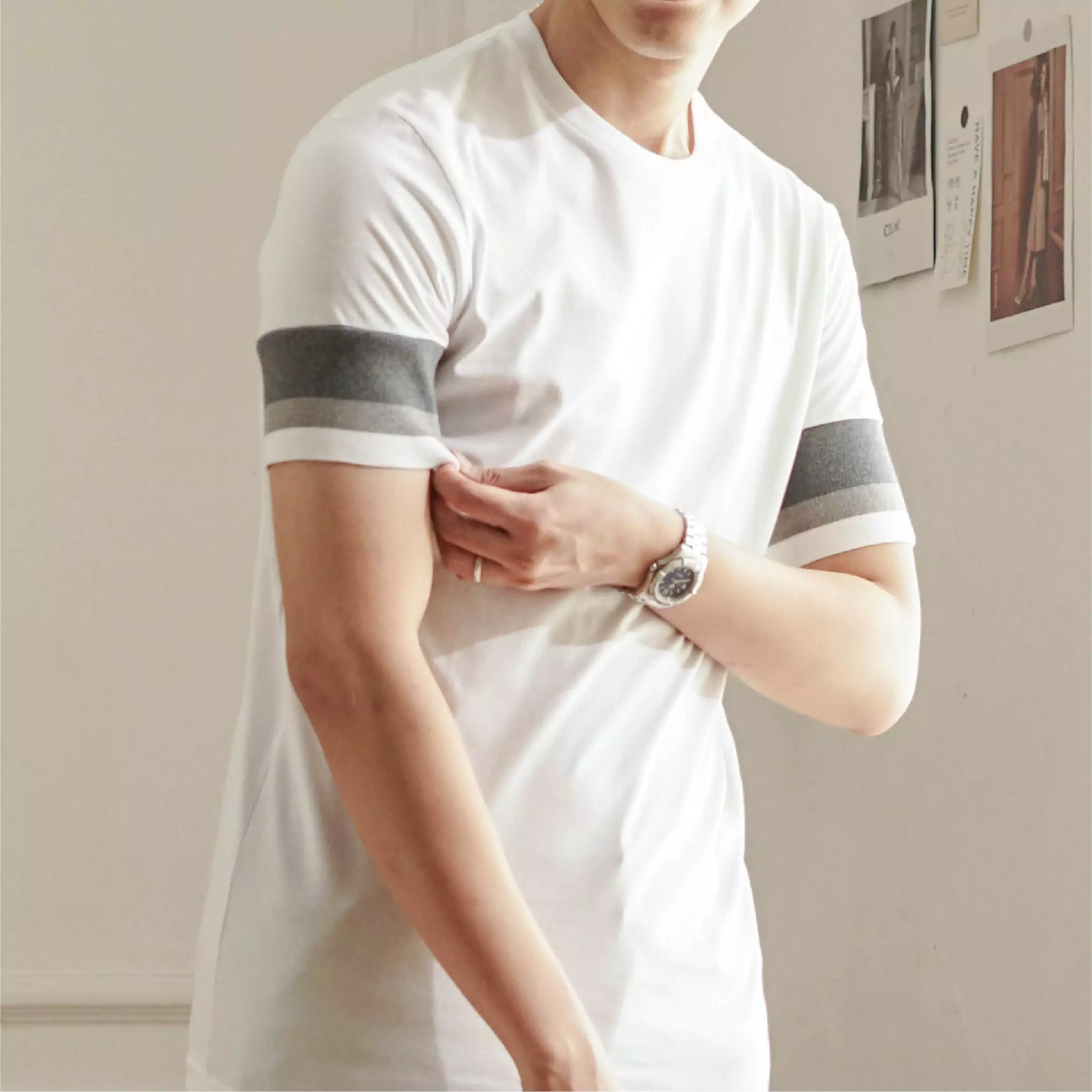 Kale Dios White Grey / Tshirt Pria Premium Cotton  Lengan Pendek