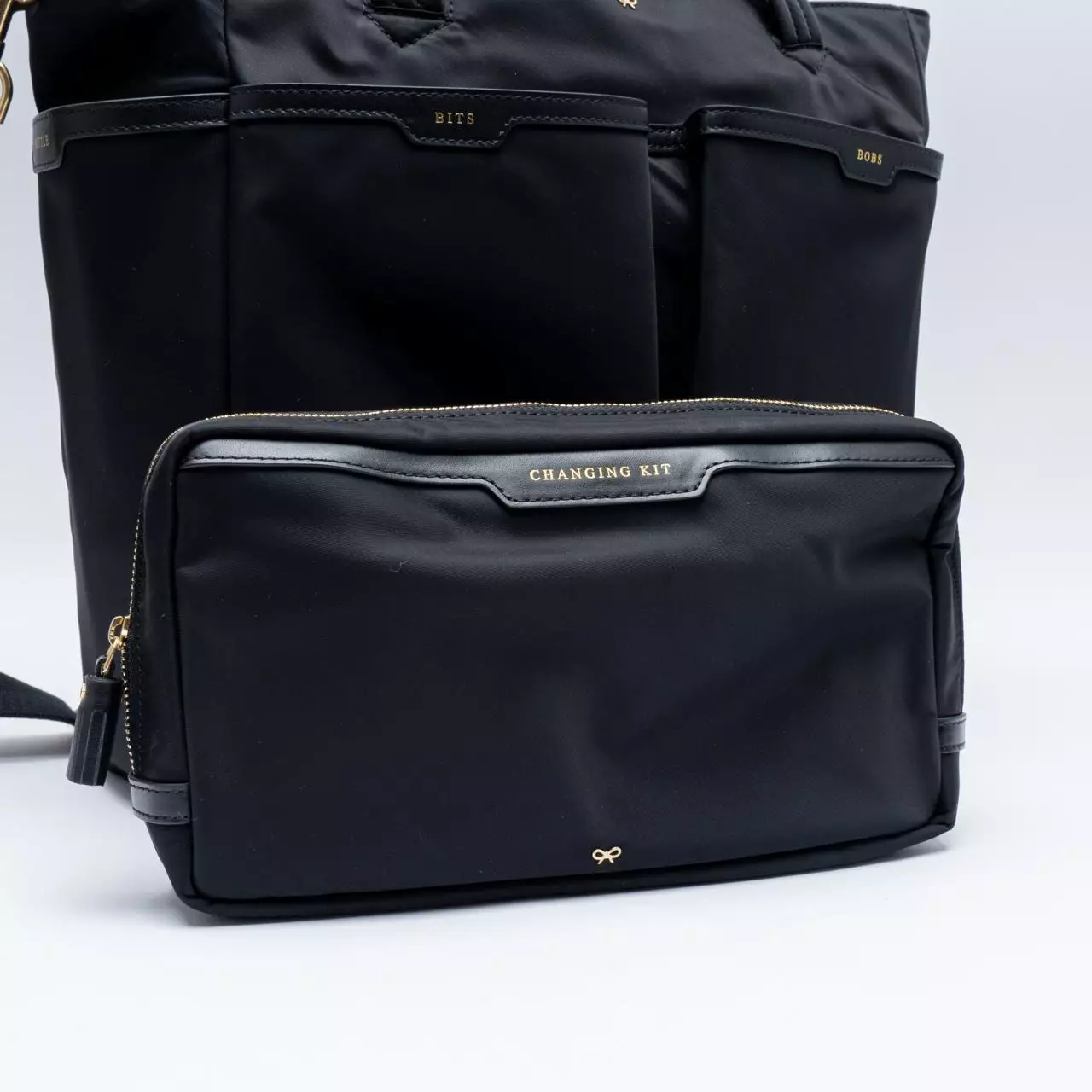 Baby Bag Econyl Nylon Tote Bag Black