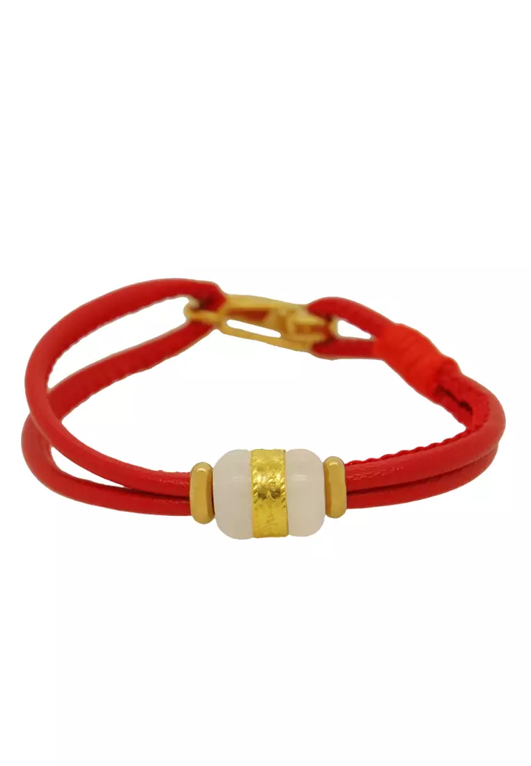 Red and deals gold bracelet