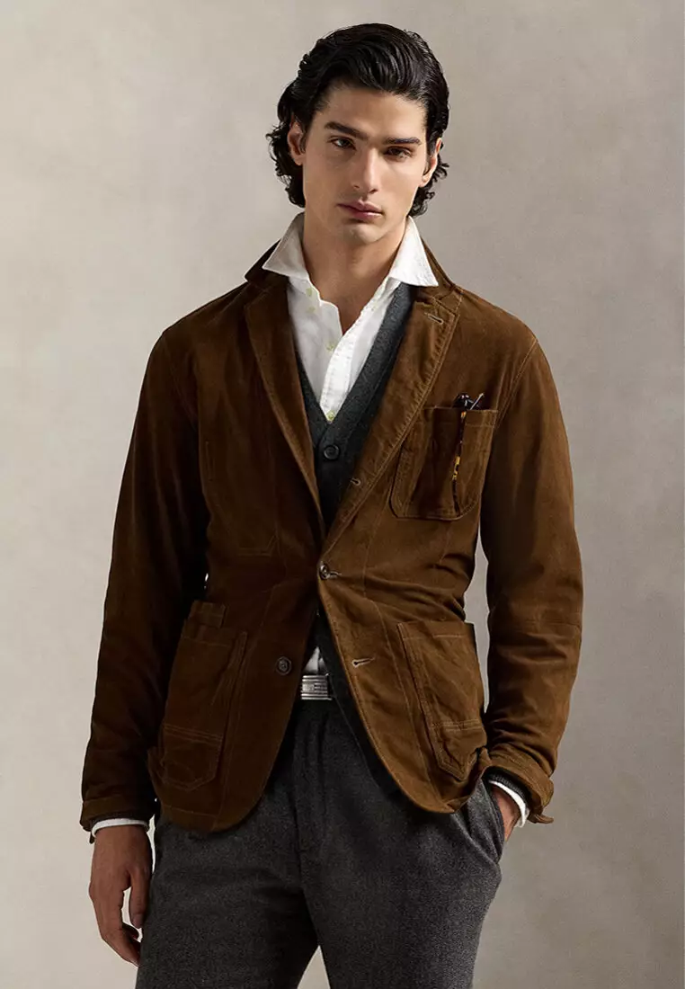 Buy Polo Ralph Lauren Suede Jacket 2026 Online | ZALORA