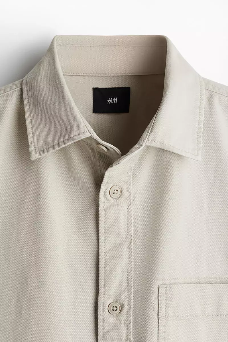 Regular Fit Twill overshirt