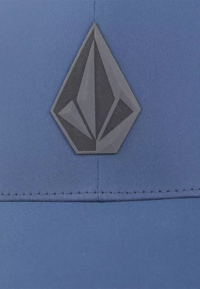 Volcom Stone Tech Delta Baseballkappe – Wasserabweisend, 92% Polyester/8% Elasthan, Flexfit
