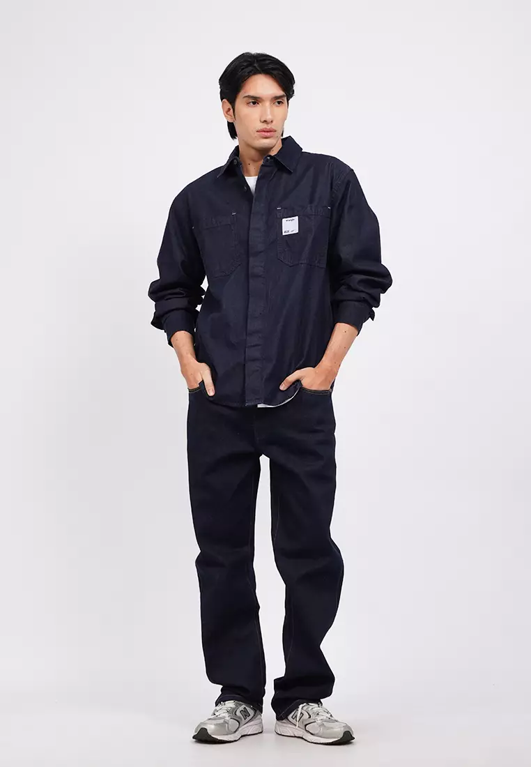 Wrangler X Ageless Galaxy Shirt Long Sleeve Oversized CALEB 04A25