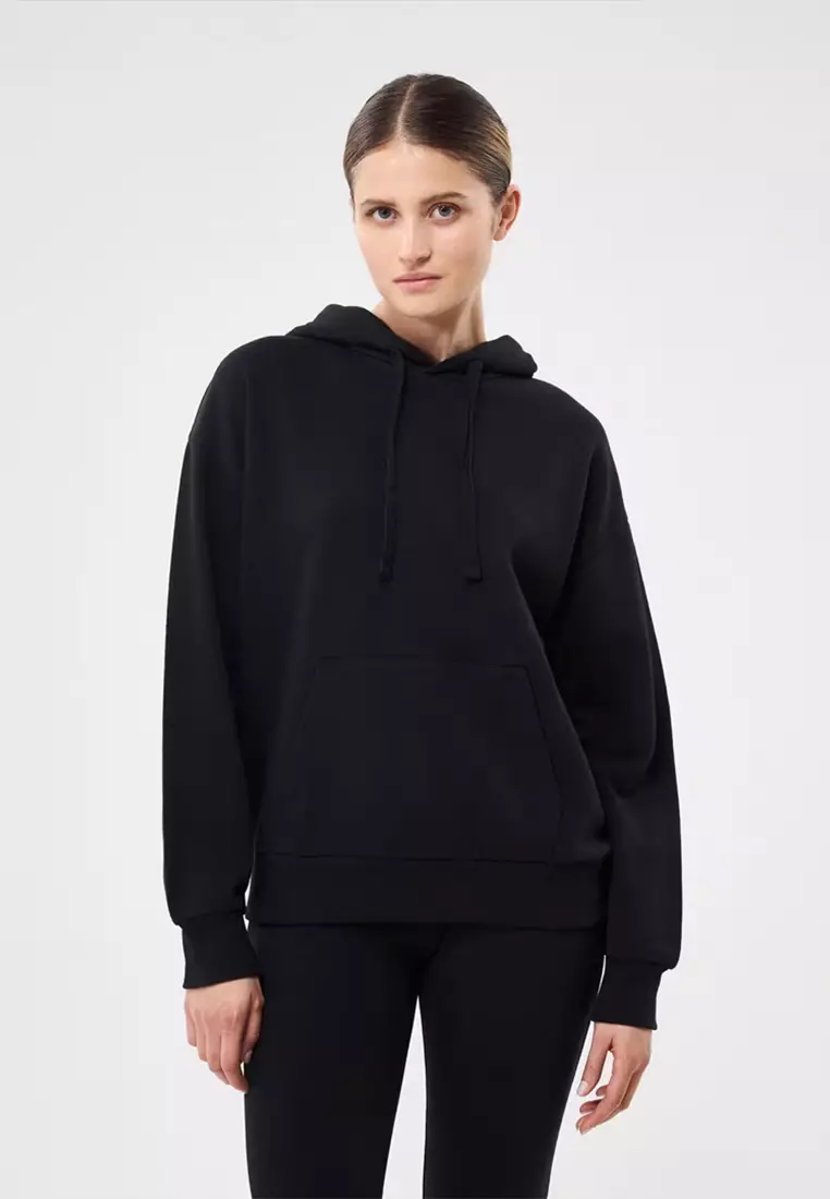 Black hooded hotsell jumper womens