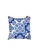 HOUZE blue HOUZE - LIV Peranakan Cushion Cover - Blue B 5F638HL32EF074GS_1