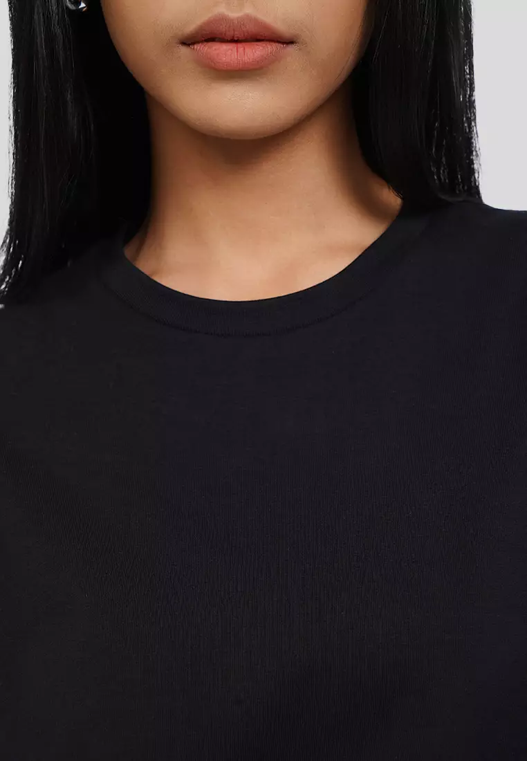 Basic Round Neck Cotton T-Shirt