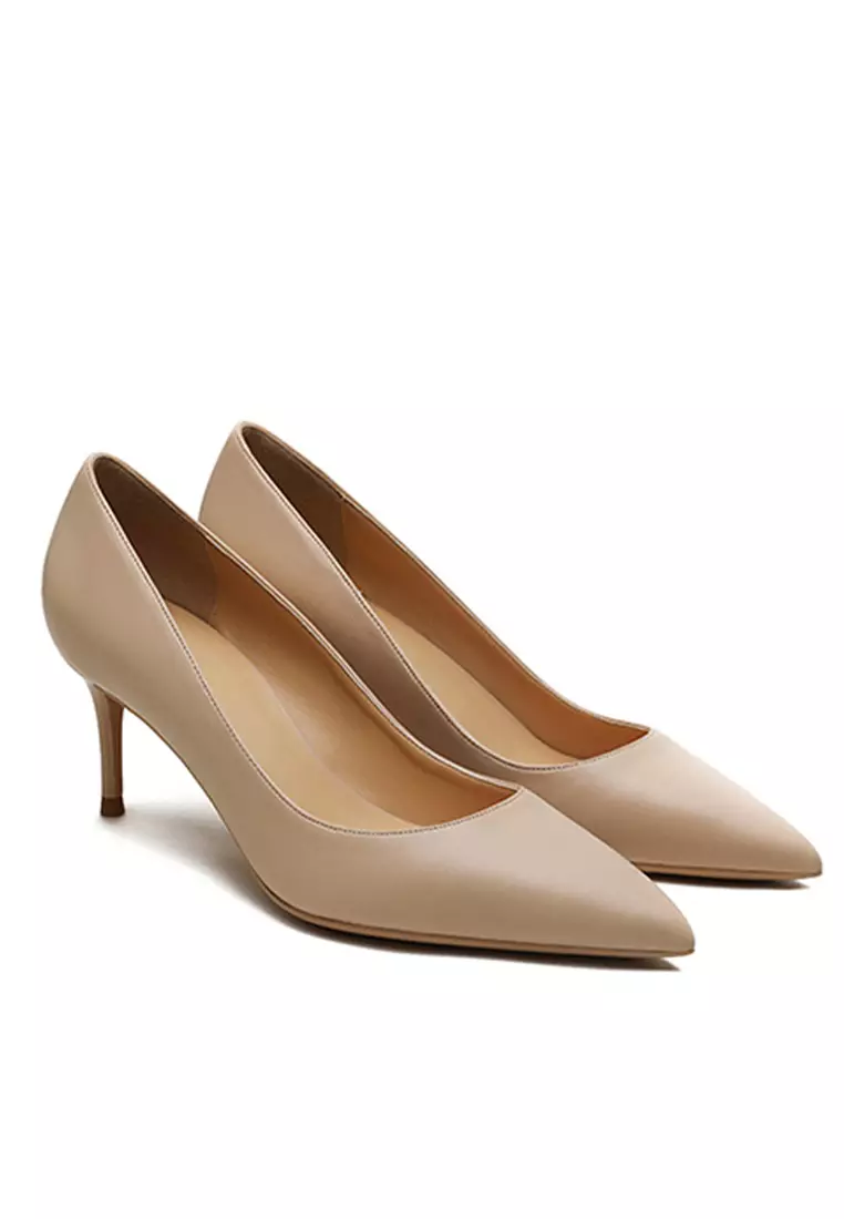 6CM Uniform Pointed High Heel Shoes HZL161