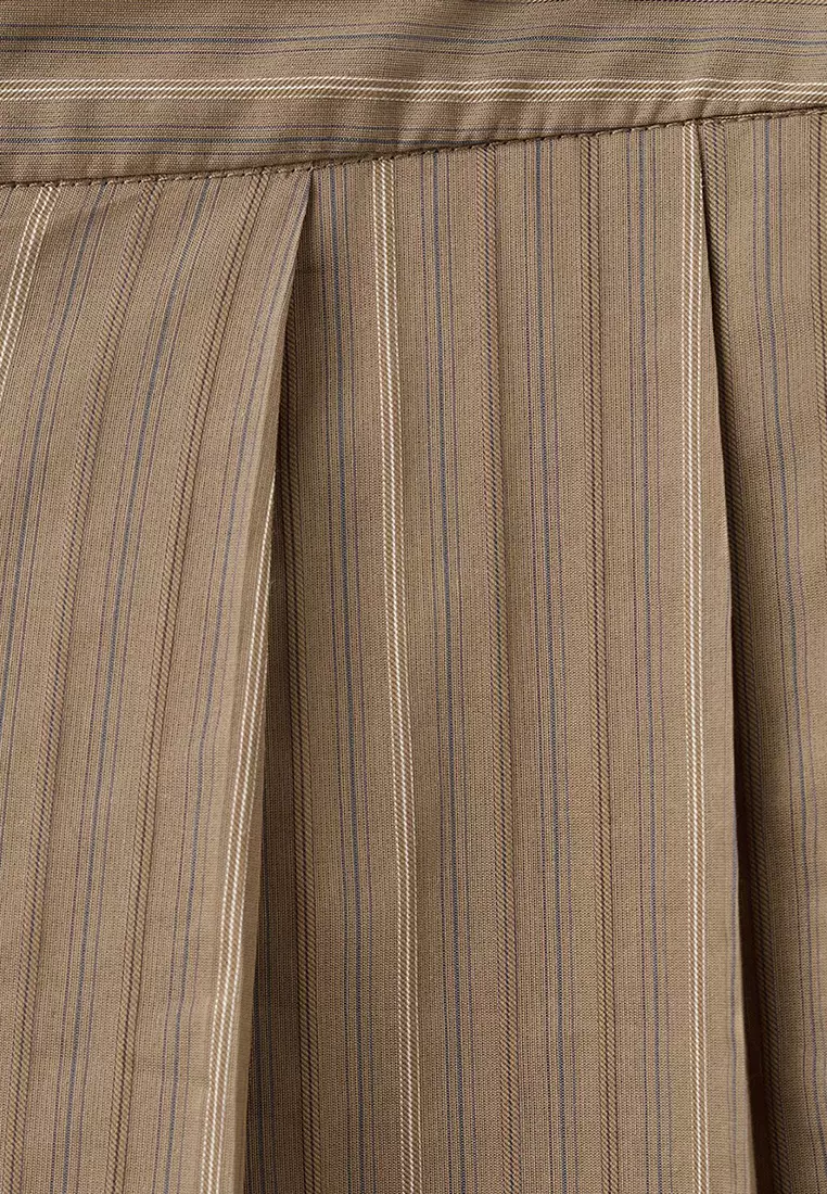 High-Waist Straight Trousers