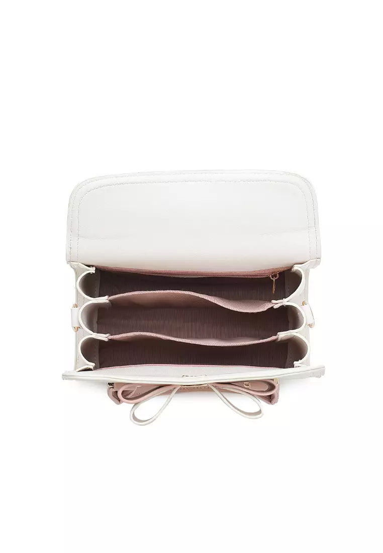 Logo Top Handle Bag / Sling Bag / Crossbody Bag - Pink